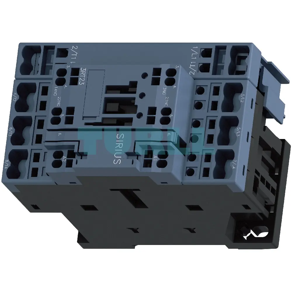 Siemens 3RT2327-2AB00 SIRIUS Contactor 4-Pole, 50A, 24V AC, Spring-Loaded Terminal, Size S0 Original Brand New 4 Siemens 3RT2327-2AB00 SIRIUS Contactor 4-Pole, 50A, 24V AC, Spring-Loaded Terminal, Size S0
