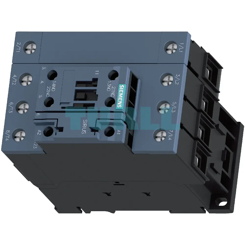 Siemens 3RT2336-1NE30 SIRIUS Contactor AC-1, 60A, 4-Pole, Integrated Varistor, 48-80V AC/DC Control, Screw Terminal, Size S2 Original Brand New 4 Siemens 3RT2336-1NE30 SIRIUS Contactor AC-1, 60A, 4-Pole, Integrated Varistor, 48-80V AC/DC Control, Screw Terminal, Size S2