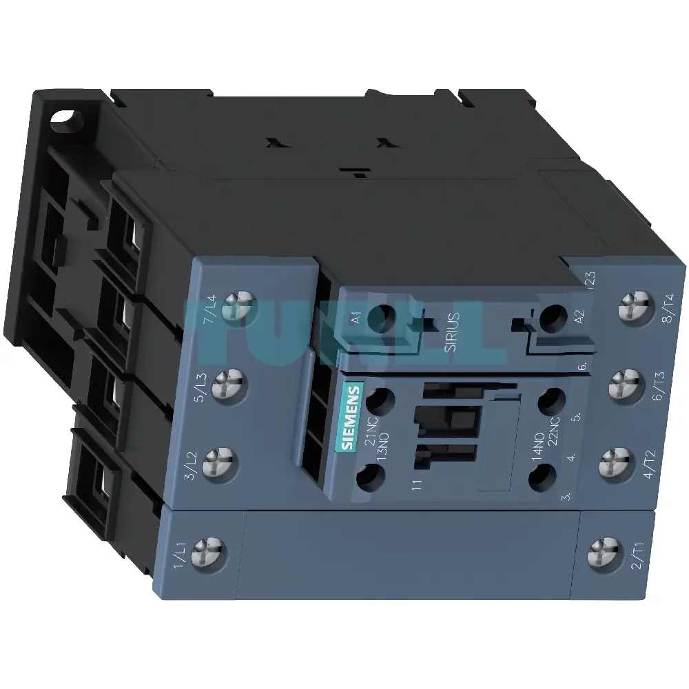 Siemens 3RT2336-1NE30 SIRIUS Contactor AC-1, 60A, 4-Pole, Integrated Varistor, 48-80V AC/DC Control, Screw Terminal, Size S2 Original Brand New 2 Siemens 3RT2336-1NE30 SIRIUS Contactor AC-1, 60A, 4-Pole, Integrated Varistor, 48-80V AC/DC Control, Screw Terminal, Size S2
