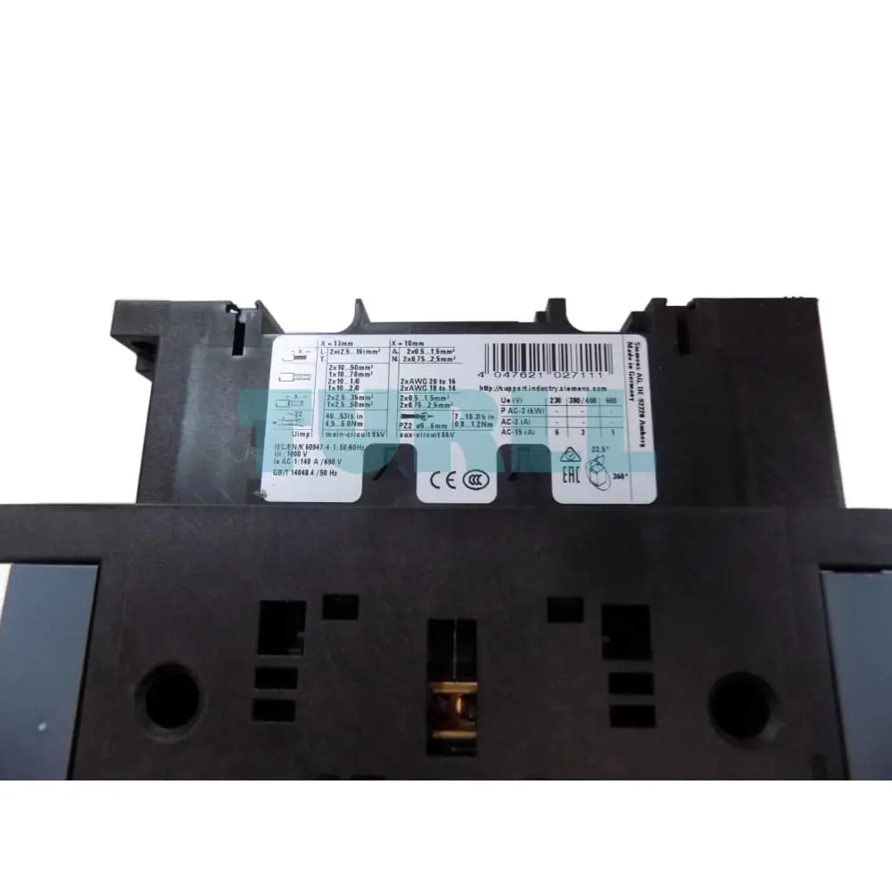 Siemens 3RT2346-1AP60 SIRIUS Power Contactor AC-1, 140A, 4-Pole, 220V/240V AC Coil, S3 Size Original Brand New 2 Siemens 3RT2346-1AP60 SIRIUS Power Contactor AC-1, 140A, 4-Pole, 220V/240V AC Coil, S3 Size