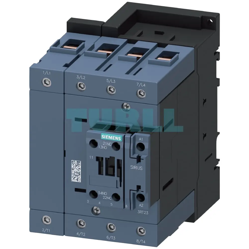 Siemens 3RT2348-1NF30 Contactor AC-1, 160A, 4-Pole, 83-155V AC/DC, S3 Size Original Brand New 1 Siemens 3RT2348-1NF30 Contactor AC-1, 160A, 4-Pole, 83-155V AC/DC, S3 Size