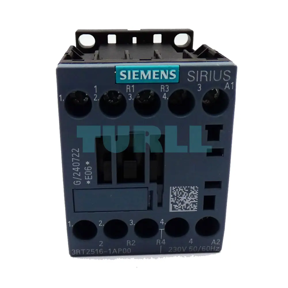 Siemens 3RT2516-1AP00 Power Contactor 4-Pole, 9A, 4 kW / 400V, AC-3