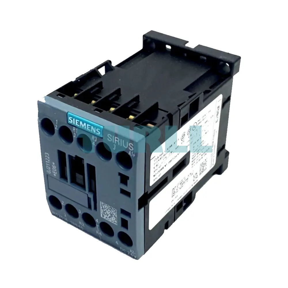 Siemens 3RT2516-1BW40 Power Contactor 9A, 4kW, 400V, 4-Pole, 48V DC, 2 NO + 2 NC, S00 Size