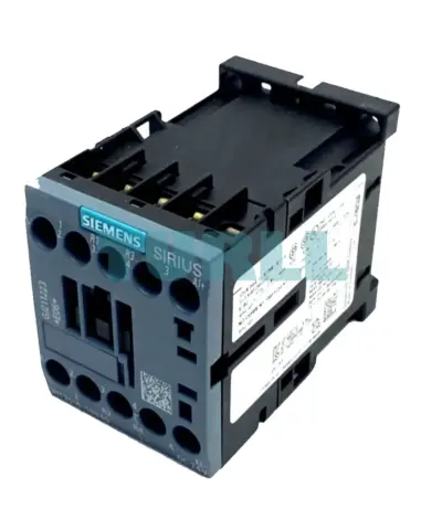 Siemens 3RT2516-1BW40 Power Contactor 9A, 4kW, 400V, 4-Pole, 48V DC, 2 NO + 2 NC, S00 Size