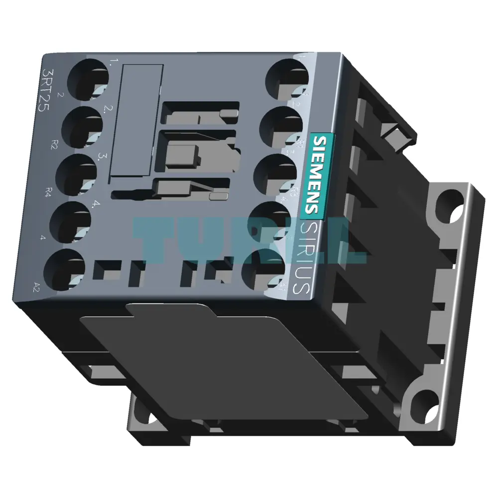 Siemens 3RT2517-1AF00 Power Contactor 4-Pole, 12A, AC-3, 5.5 kW / 400V