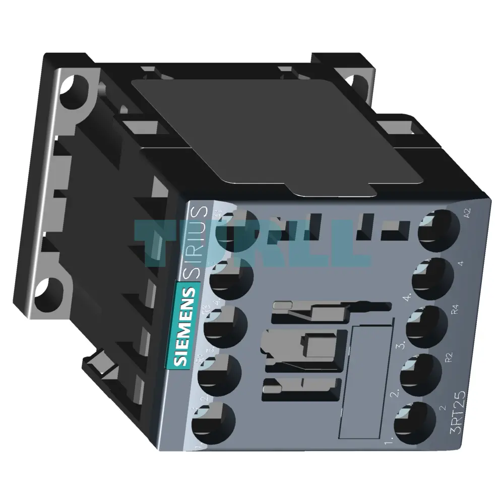 Siemens 3RT2517-1AF00 Power Contactor 4-Pole, 12A, AC-3, 5.5 kW / 400V