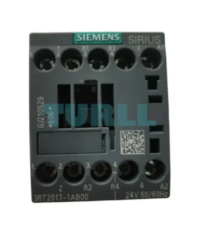 Siemens 3RT2517-1AH00 Power Contactor 12A, AC-3, 5.5 kW, 4-Pole, 48V AC Coil, S00 Size