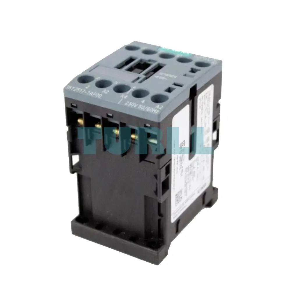 Siemens Power Contactor 3RT2517-1AP00 AC-3, 12 A, 5.5 kW / 400 V, 4-Pole, 230 V AC