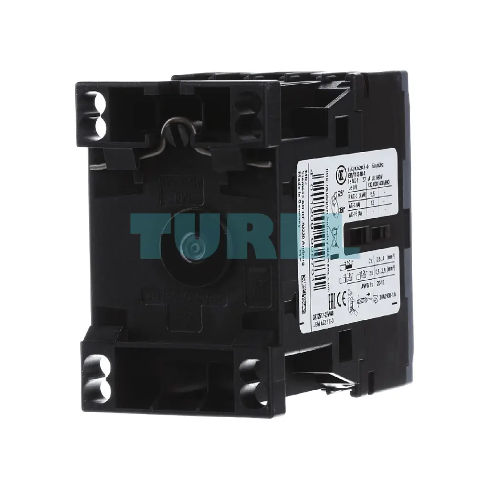 Siemens 3RT2517-2FW40 Power Contactor 12A, 5.5kW / 400V, 4-Pole, 48V DC with Integrated Diode