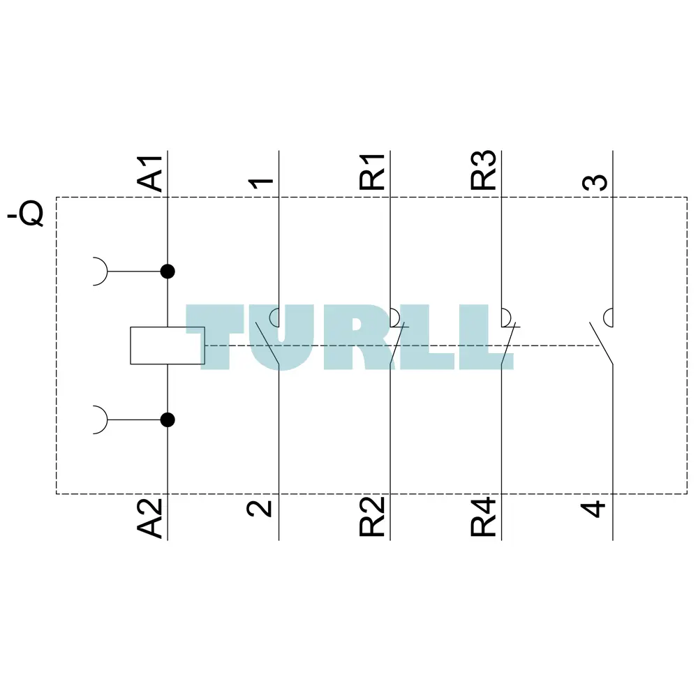 Siemens 3RT2518-1AP60 Power Contactor 16A, 7.5kW, 4-Pole, AC-3
