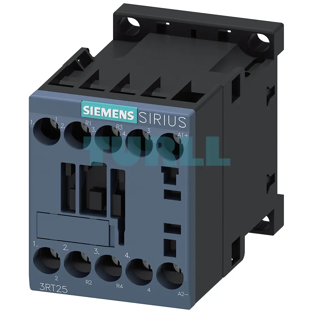 Siemens 3RT2518-1BJ80 Power Contactor 16A, 7.5 kW, 4-Pole, 72V DC, AC-3