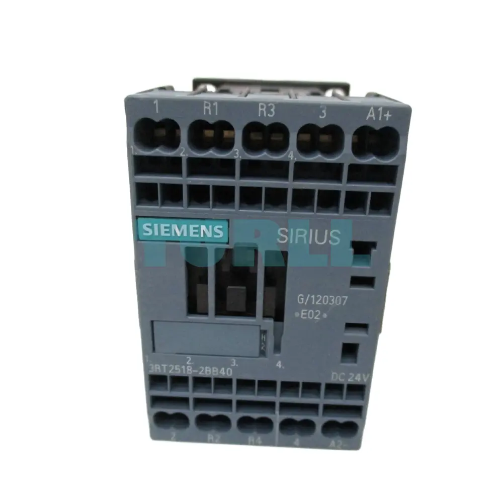 Siemens 3RT2518-2BB40 Power Contactor 16A, 7.5kW, 4-Pole, 24V DC