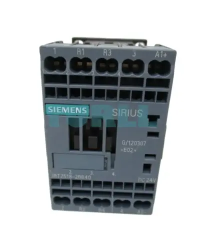 Siemens 3RT2518-2BB40 Power Contactor 16A, 7.5kW, 4-Pole, 24V DC
