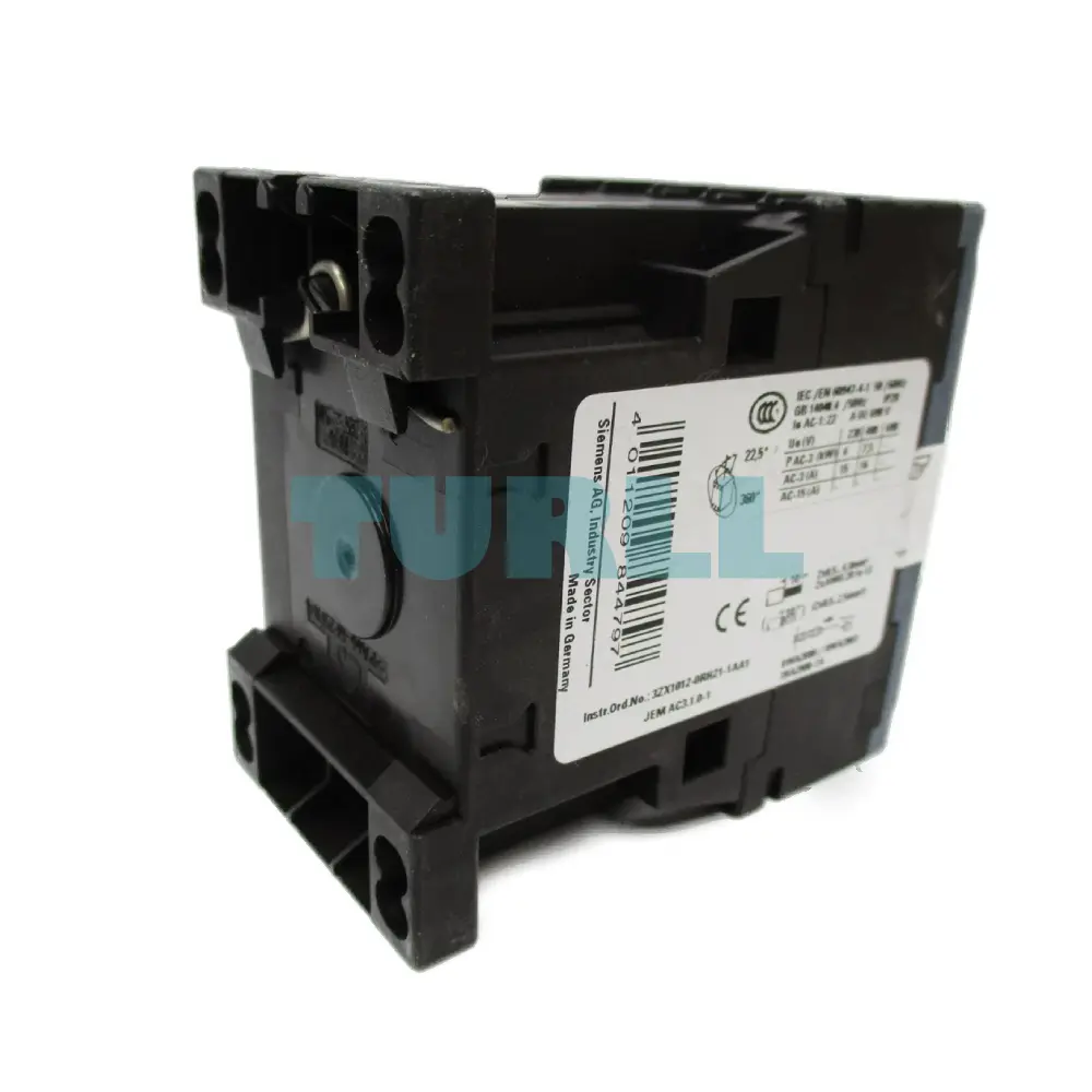 Siemens 3RT2518-2BB40 Power Contactor 16A, 7.5kW, 4-Pole, 24V DC