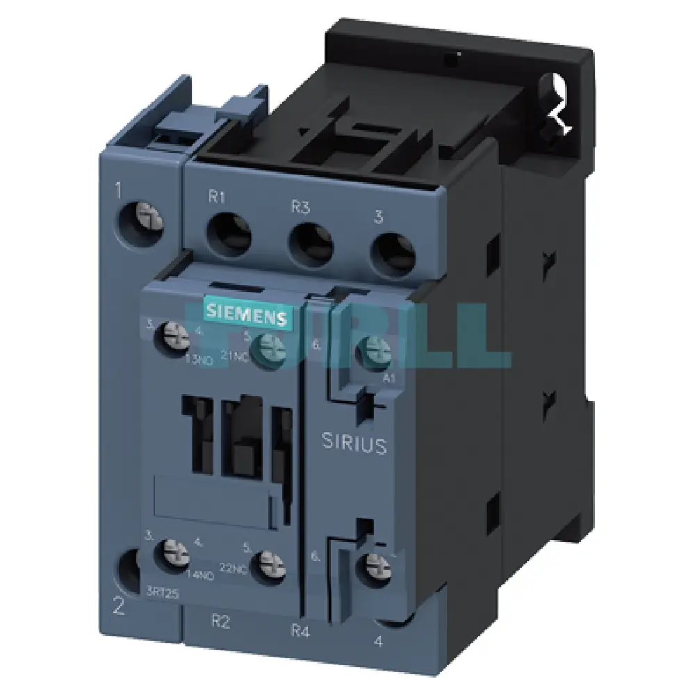 Siemens 3RT2526-1AH20 Power Contactor 25A, 4-Pole, AC-3, 48V AC Coil