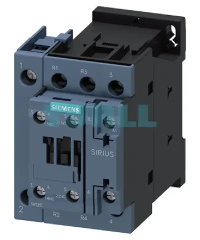 Siemens 3RT2526-1AH20 Power Contactor 25A, 4-Pole, AC-3, 48V AC Coil