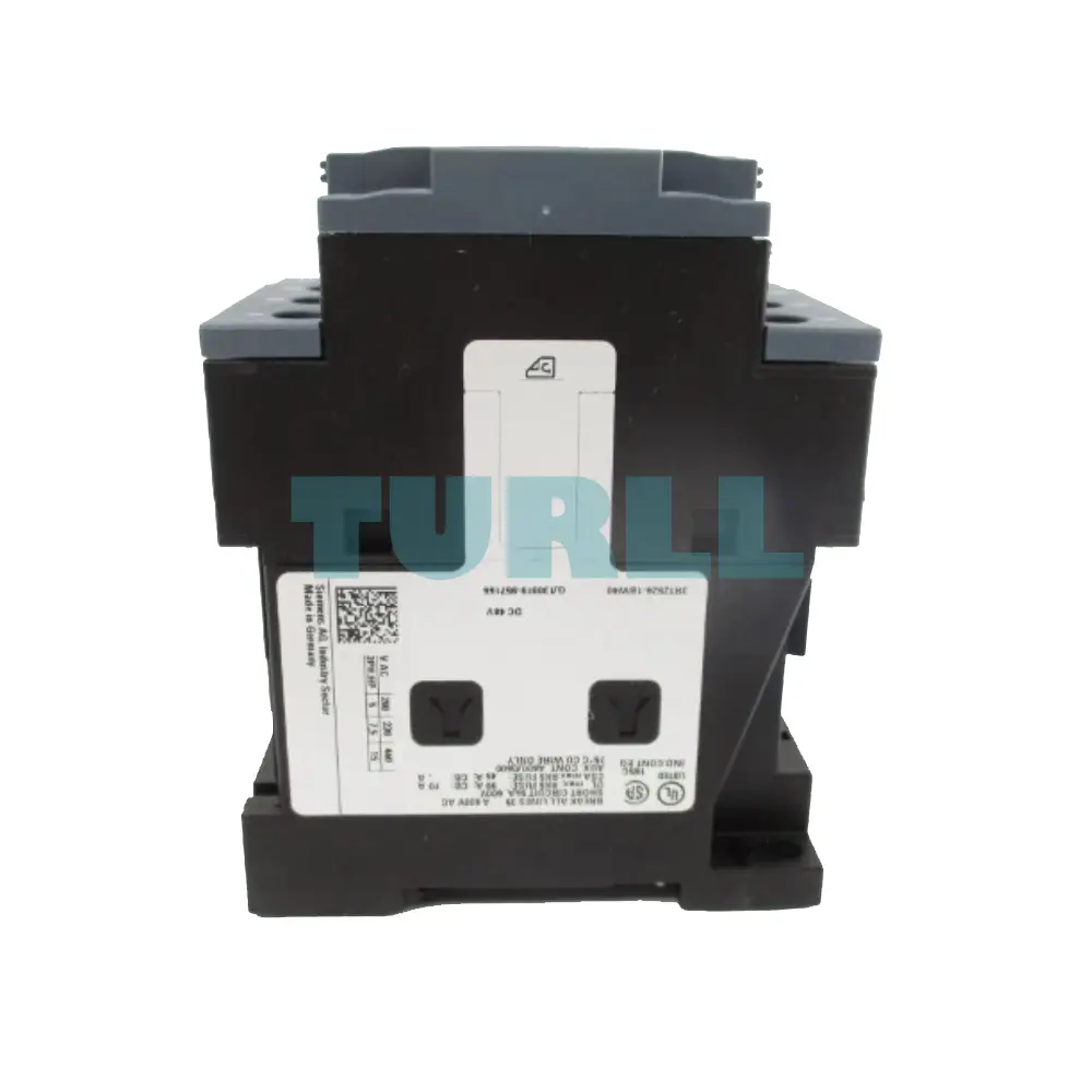Siemens 3RT2526-1BW40 Power Contactor 25A, 11kW / 400V, 4-Pole, 48V DC