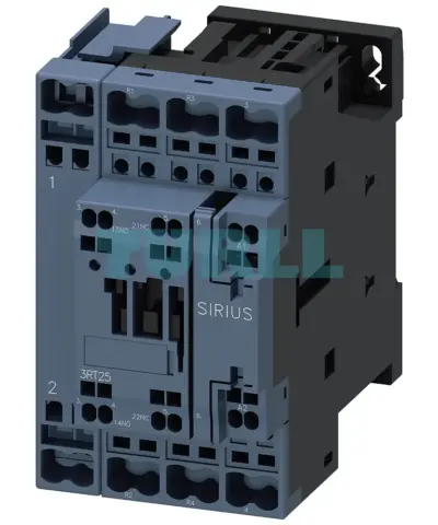 Siemens 3RT2526-2AC20 Power Contactor 25A, 11 kW / 400V, 4-Pole, AC-3