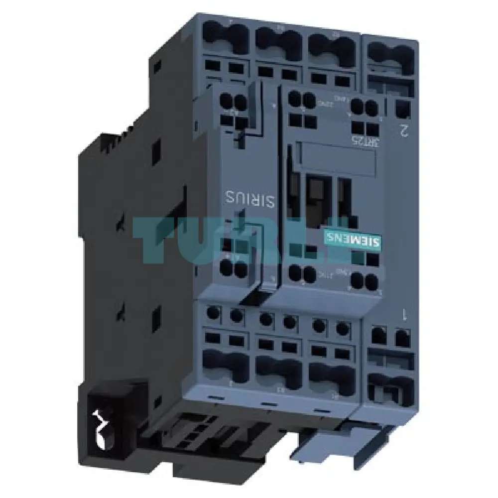 Siemens 3RT2526-2BF40 Power Contactor AC-3, 25A, 11kW/400V, 4-Pole, 110V DC Coil, S0 Size