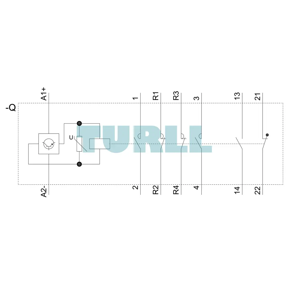 Siemens 3RT2526-2NF30 Power Contactor 25A, 11kW, 4-Pole with Integrated Varistor