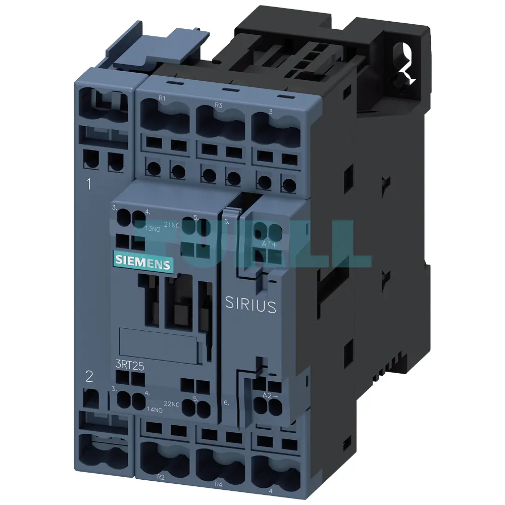 Siemens 3RT2526-2NF30 Power Contactor 25A, 11kW, 4-Pole with Integrated Varistor