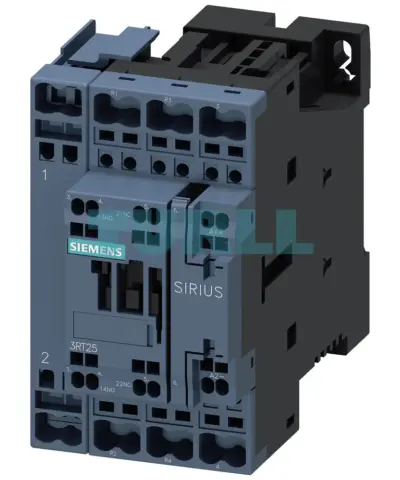 Siemens 3RT2526-2NF30 Power Contactor 25A, 11kW, 4-Pole with Integrated Varistor
