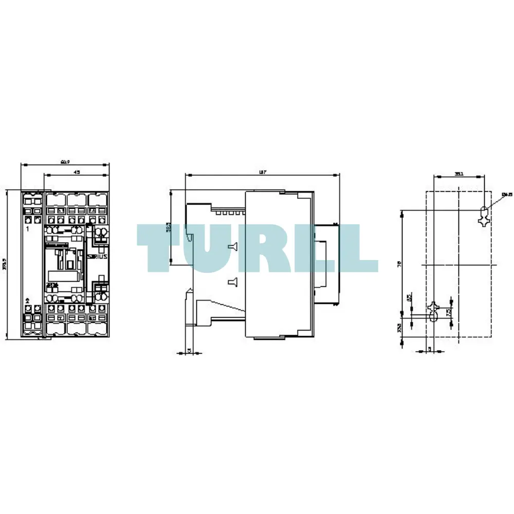 Siemens 3RT2526-2NF30 Power Contactor 25A, 11kW, 4-Pole with Integrated Varistor