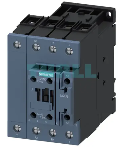 Siemens 3RT2535-1AC20 Power Contactor 35A, 18.5 kW, 4-Pole, 24V AC