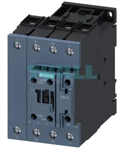 Siemens 3RT2536-1AC20 Power Contactor 4-Pole, 41A, 22kW, 24V AC