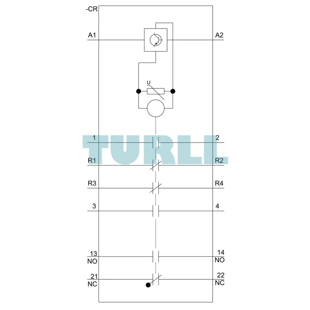 Siemens 3RT2536-1NF30 Power Contactor 4-Pole, AC-3, 41A, 22 kW / 400V, Integrated Varistor