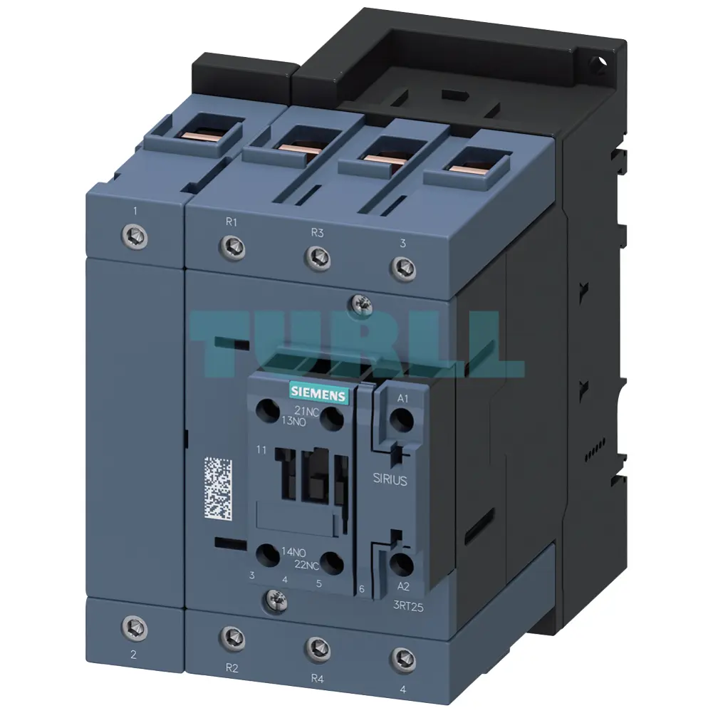 Siemens 3RT2544-1AP60 Power Contactor 65A, AC-3, 4-Pole, 30kW/400V