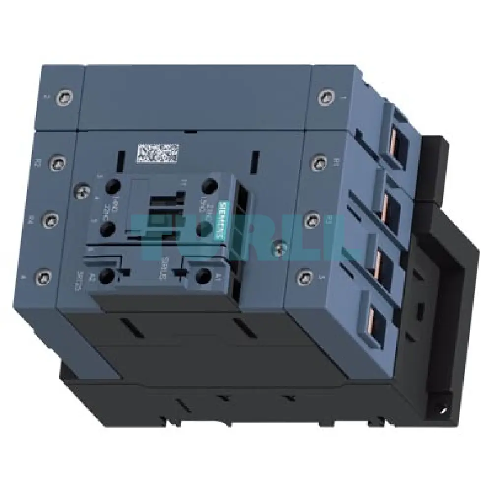Siemens 3RT2545-1AF00 Power Contactor 80A, 37 kW, 4-Pole, AC-3, 110V AC, Screw Terminal