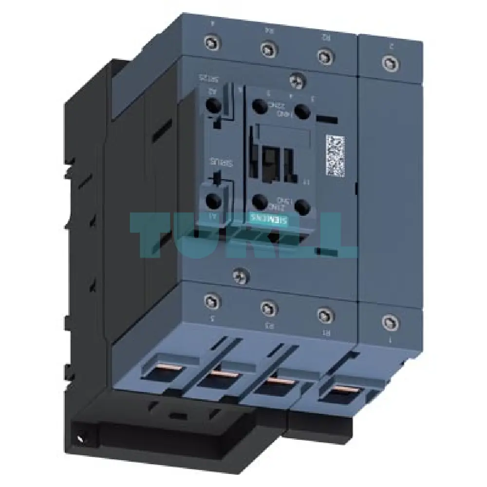 Siemens 3RT2545-1AF00 Power Contactor 80A, 37 kW, 4-Pole, AC-3, 110V AC, Screw Terminal