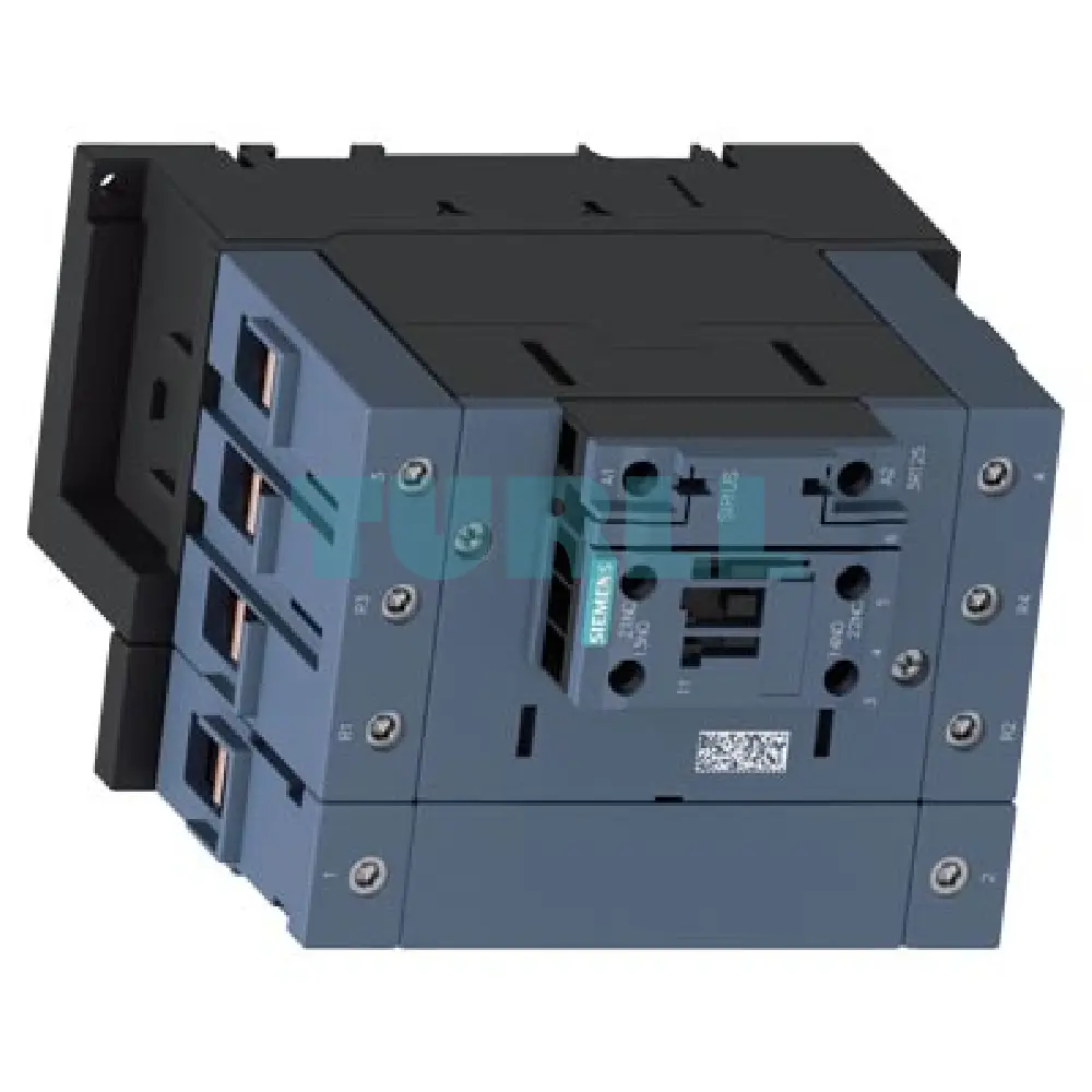 Siemens 3RT2545-1NB30 Power Contactor 80A, 37 kW, 4-Pole, Integrated Varistor