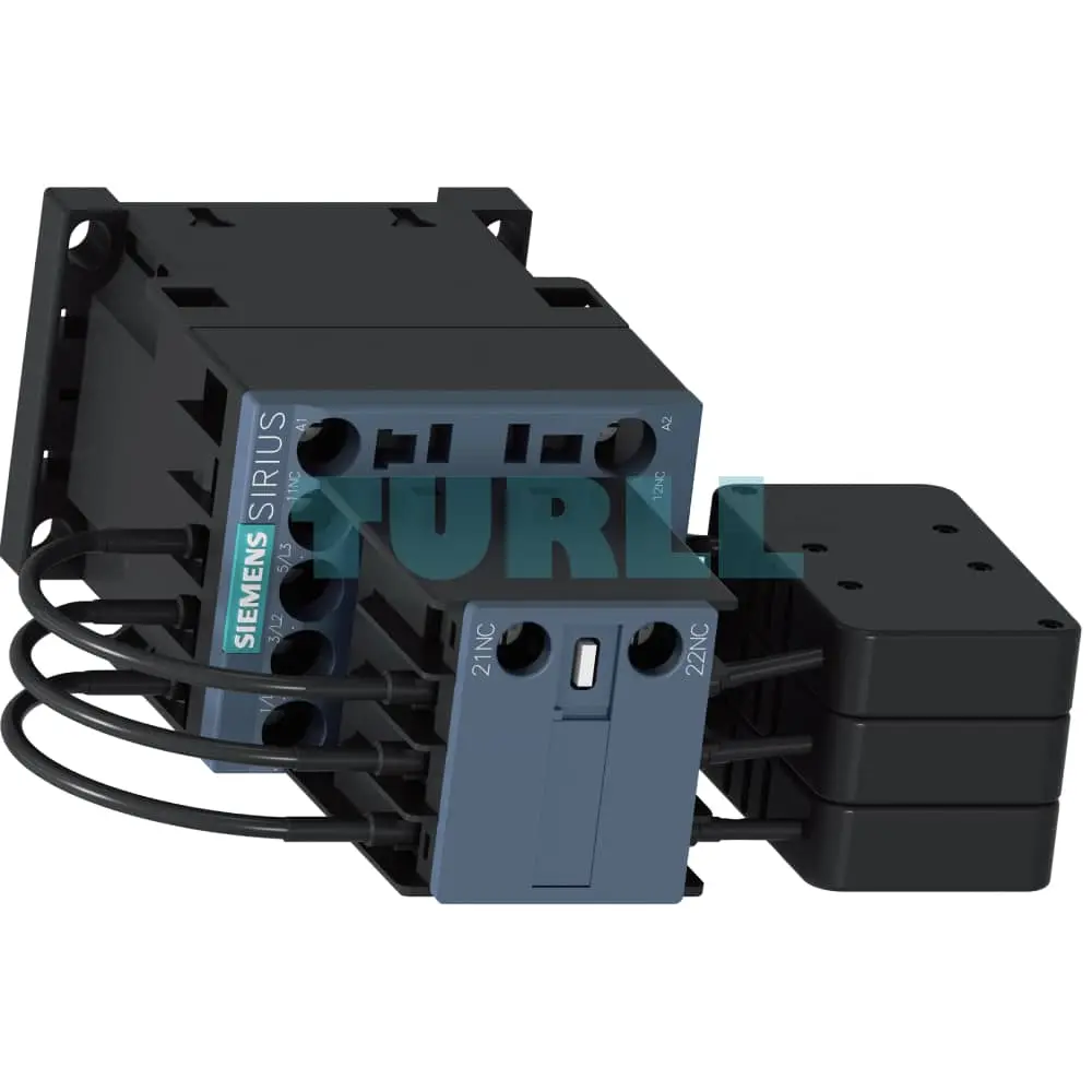 Siemens 3RT2617-1AB03 Capacitor Contactor: 12.5 kVAr, 400V, 3-Pole, 24V AC Control Original Brand New 2 Siemens 3RT2617-1AB03 Capacitor Contactor: 12.5 kVAr, 400V, 3-Pole, 24V AC Control