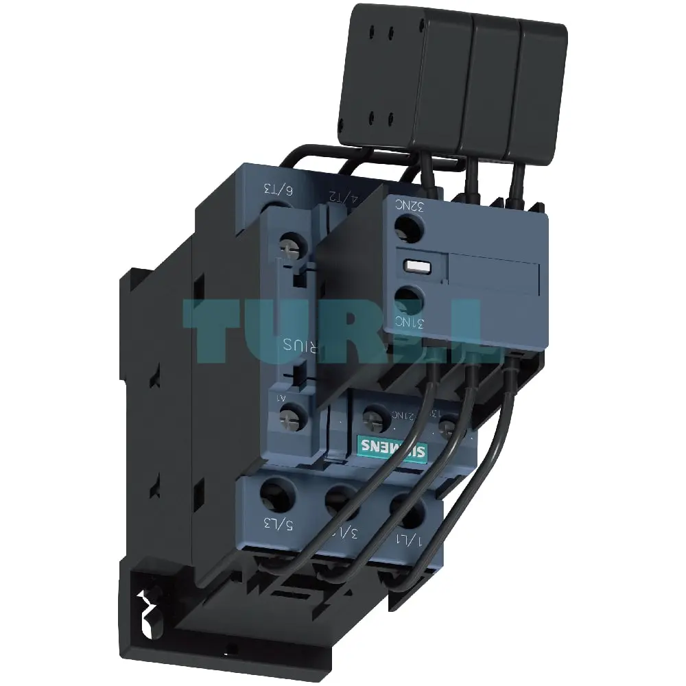 Siemens 3RT2617-1BB43 Capacitor Contactor, AC-6b 12.5 kVAr, 24V DC, 3-Pole, Size S00 Original Brand New 2 Siemens 3RT2617-1BB43 Capacitor Contactor, AC-6b 12.5 kVAr, 24V DC, 3-Pole, Size S00