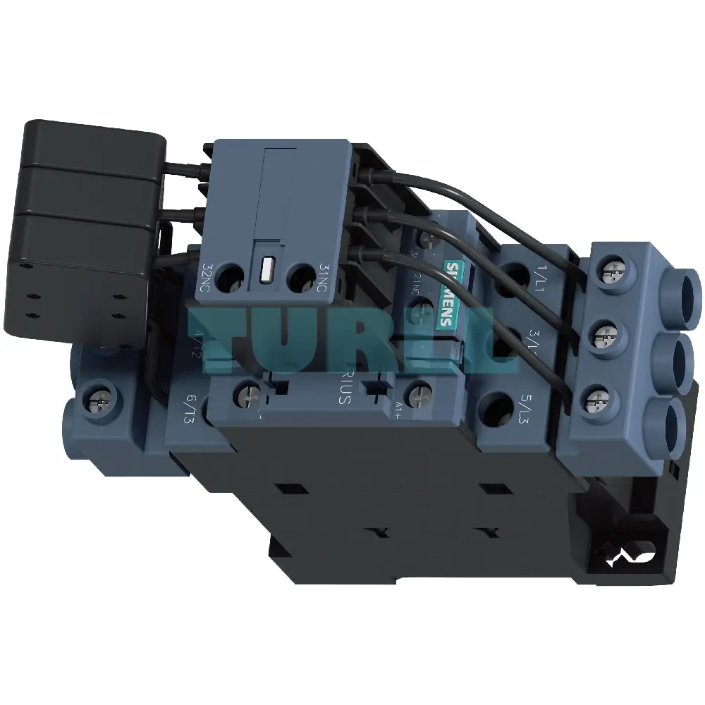 Siemens 3RT2628-1NF35 Capacitor Contactor, S0, 33 kVAr, 95-130 V AC/DC Original Brand New 4 Siemens 3RT2628-1NF35 Capacitor Contactor, S0, 33 kVAr, 95-130 V AC/DC