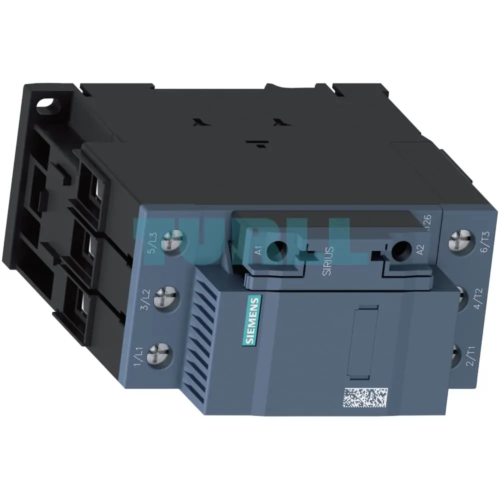 Siemens SIRIUS 3RT2637-1AB05 Capacitor Contactor, 75 kVAr, 400V, 24V AC, Size S2 Original Brand New 4 Siemens SIRIUS 3RT2637-1AB05 Capacitor Contactor, 75 kVAr, 400V, 24V AC, Size S2