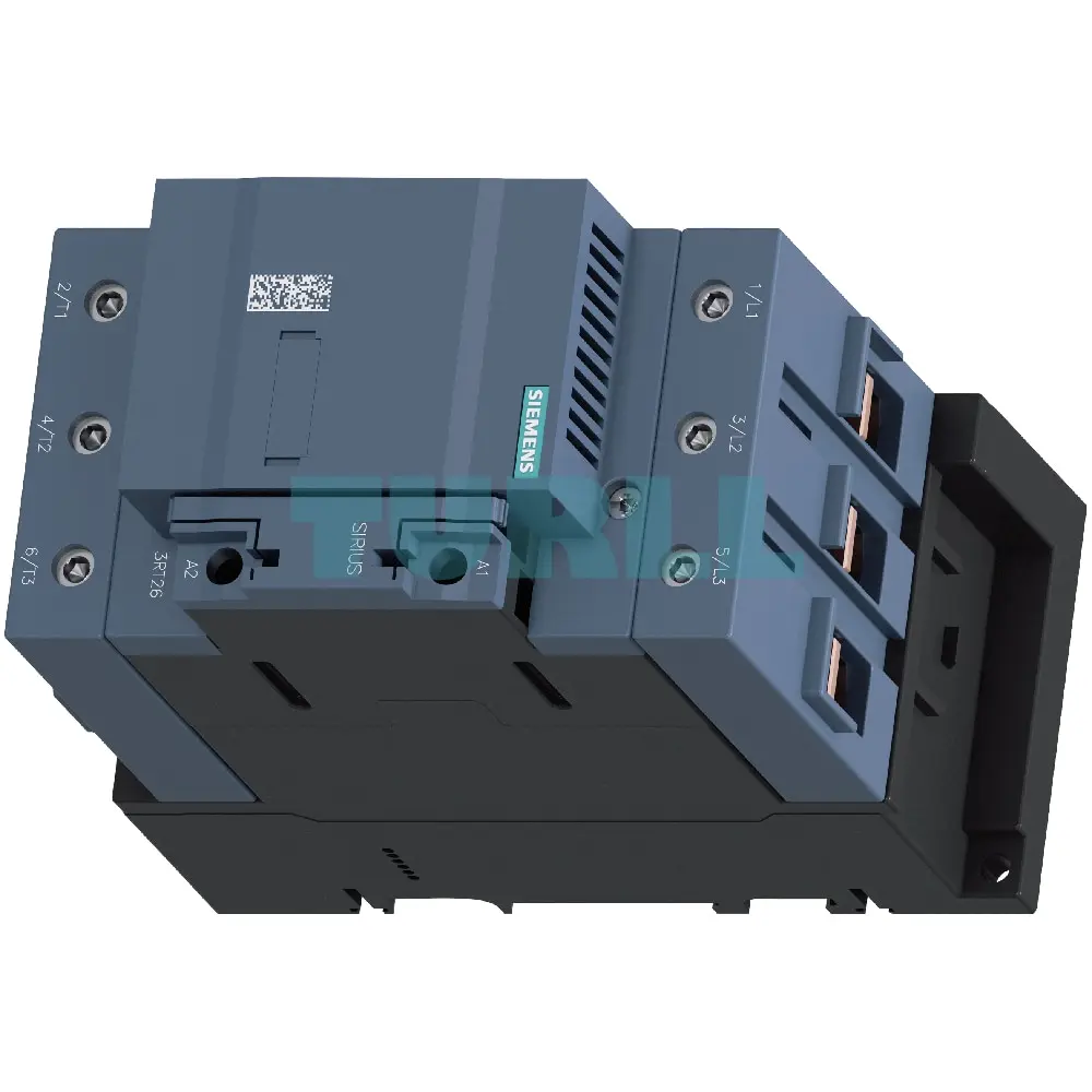 Siemens 3RT2645-1AB05 Capacitor Contactor, AC-6b 75 kVAr / 400 V, 3-Pole, 24V AC, S3, Screw Terminal Original Brand New 4 Siemens 3RT2645-1AB05 Capacitor Contactor, AC-6b 75 kVAr / 400 V, 3-Pole, 24V AC, S3, Screw Terminal