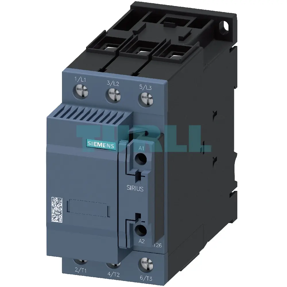 Siemens 3RT2646-1AL23 Capacitor Contactor, 100 kVAr, 400V, 3-Pole, 230V AC Coil, S3 Size Original Brand New 1 Siemens 3RT2646-1AL23 Capacitor Contactor, 100 kVAr, 400V, 3-Pole, 230V AC Coil, S3 Size