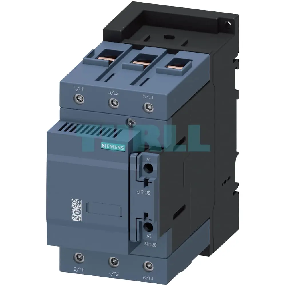 Siemens 3RT2646-1NB33 Capacitor Contactor, 100 kVAr, 400V, AC/DC 20-33V, Size S3 Original Brand New 1 Siemens 3RT2646-1NB33 Capacitor Contactor, 100 kVAr, 400V, AC/DC 20-33V, Size S3