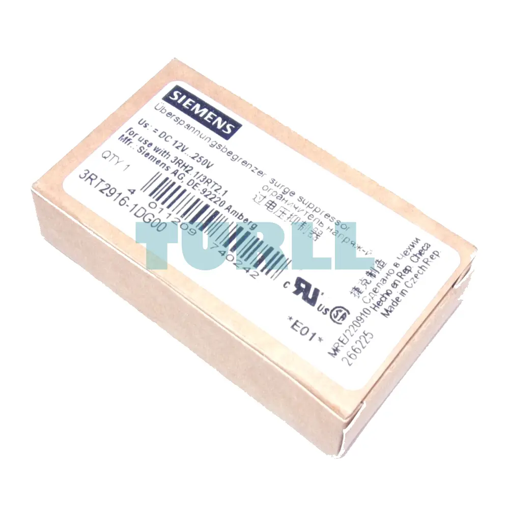 Siemens 3RT2916-1DG00 Surge Suppressor Diode, 12-250V DC for 3RT2/3RH2 Contactors