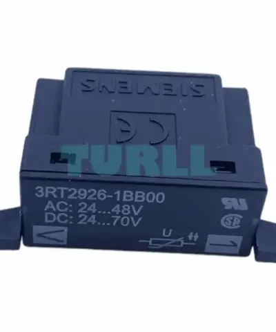 Siemens 3RT2926-1BB00 Surge Suppressor for 3RT2.2 Contactors Varistor, 24-48V AC / 24-70V DC