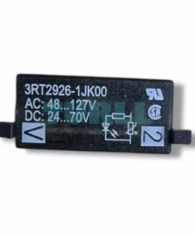 Siemens 3RT2926-1JK00 Surge Suppressor for 3RT2.2 Contactors, Varistor with LED, 48-127V AC / 24-70V DC