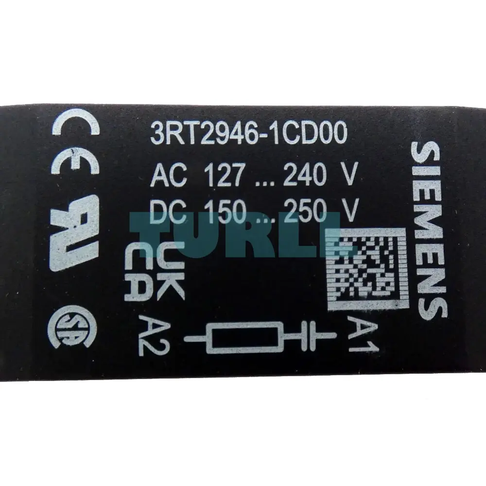 Siemens 3RT2946-1CD00 Surge Suppressor RC Element for 3RT2.4 Contactors Original Brand New 4 Siemens 3RT2946-1CD00 Surge Suppressor RC Element for 3RT2.4 Contactors