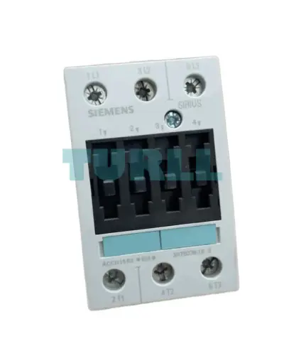 Siemens 3RT5036-1BM40 Contactor DC 220V, AC-3, 22 kW, 400V, 3-Pole, Size S2, Screw Terminal