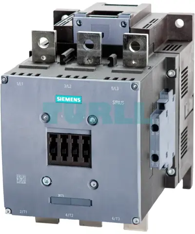 Siemens 3RT5076-6AC36 Contactor 36 V AC/DC, AC-3 250 kW, 400 V, 3-Pole, S12 Size