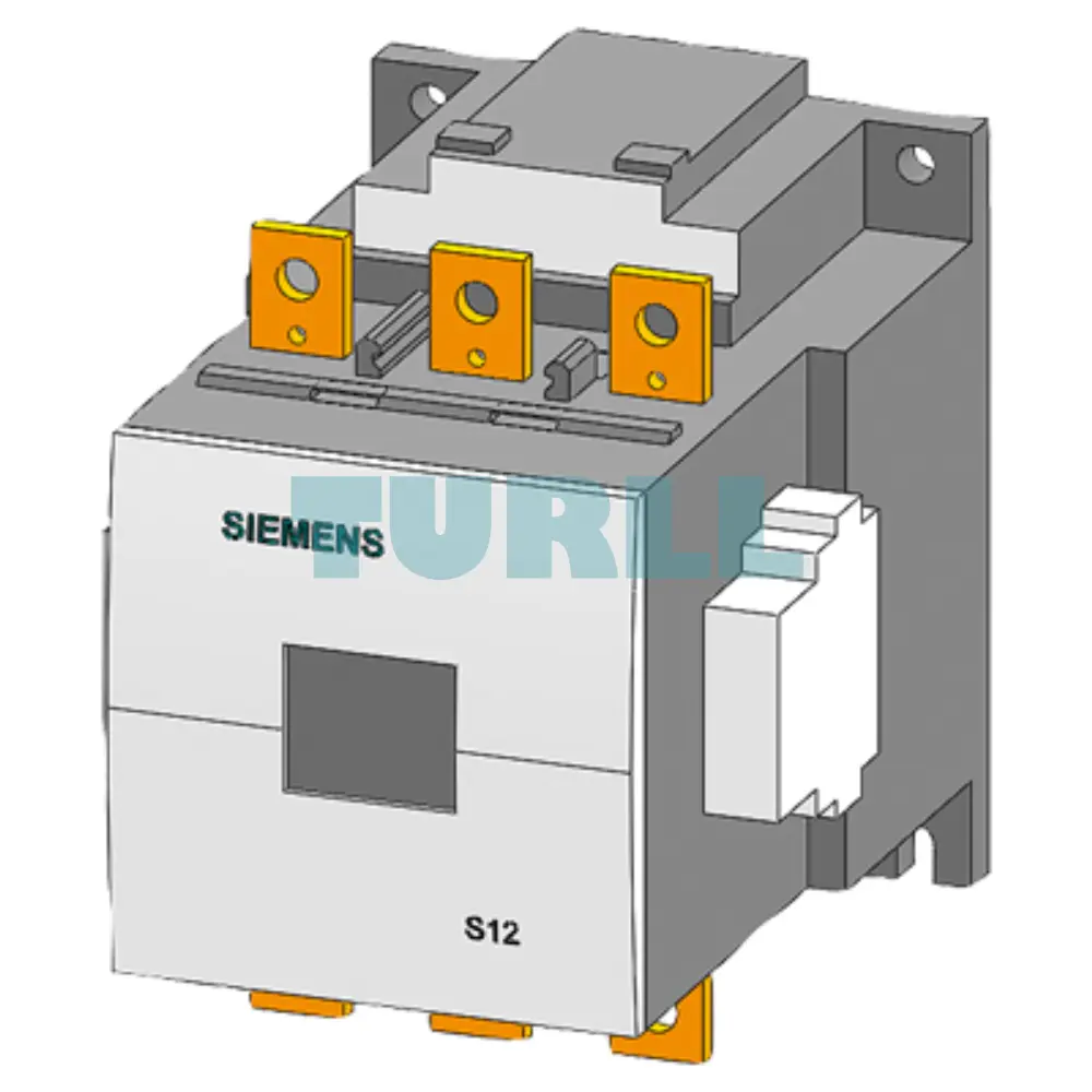 Siemens 3RT5076-6AF36 Contactor 110-127V AC/DC, 3-Pole, S12, 250 kW, 2 NO + 2 NC