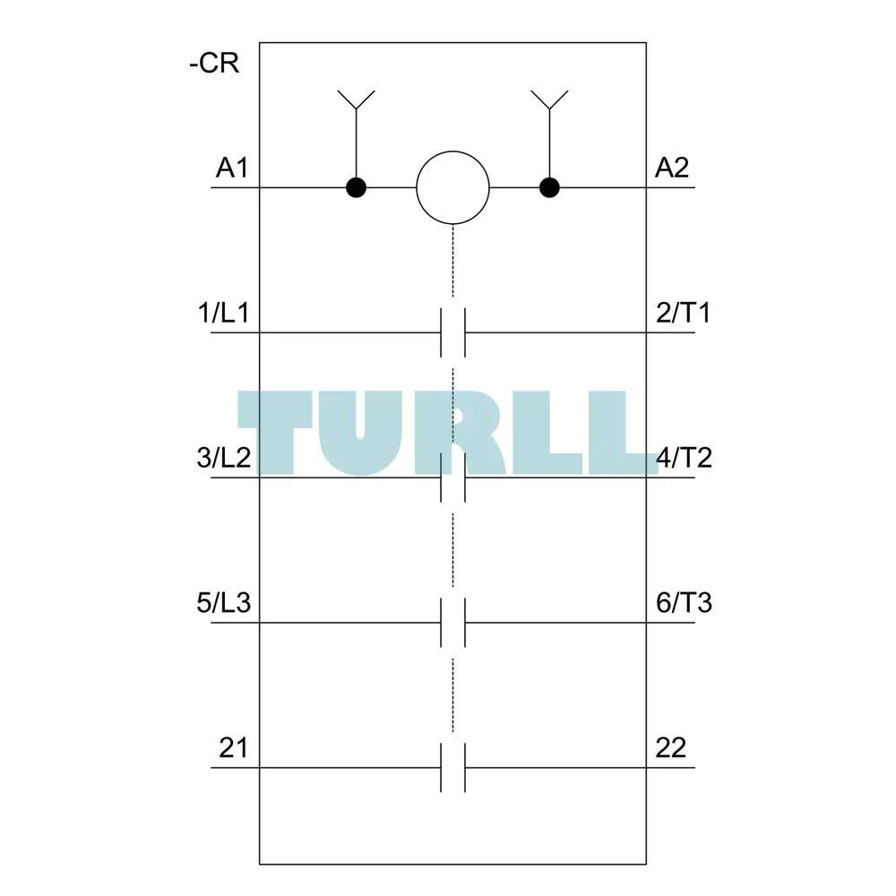 Siemens 3RT6016-1AB02 Contactor AC, 24V, 50/60Hz, AC-3, 4kW, 400V, 3-Pole, S00 Size, Screw Terminal