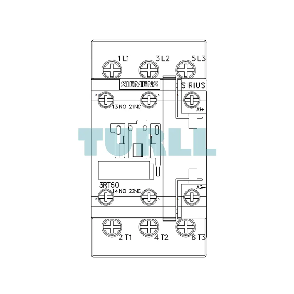 Siemens 3RT6023-1BB40 Contactor DC 24V 3-Pole, 4 kW, Size S0 Original Brand New 6 Siemens 3RT6023-1BB40 Contactor DC 24V 3-Pole, 4 kW, Size S0